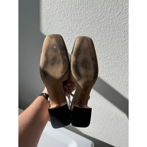 Sam Edelman Tarra Slingback Pumps Sand Leather Size 6.5 - Picture 7 of 11